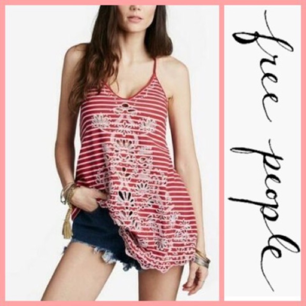 ✌️ Free People Raspberry Tank ✌️ XS 💋 NWT
